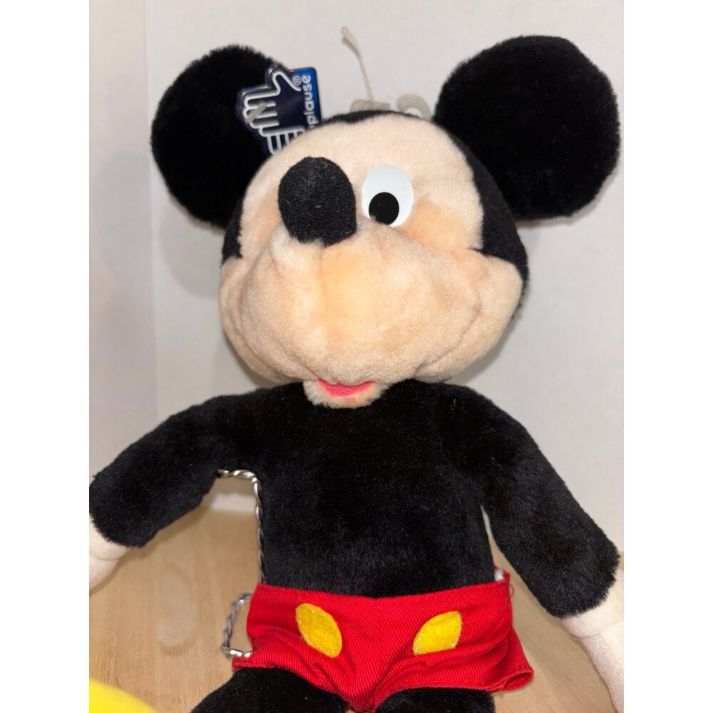 Vintage 1990s Mickey Mouse Applause plush 12 inch Classic Mickey - Picture 3 of 8